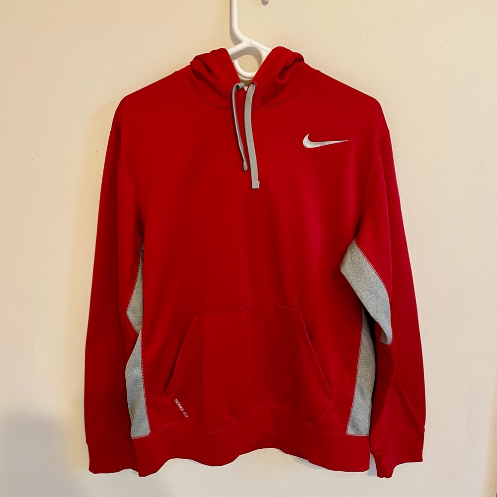 Nike Therma-Fit Red Hoodie